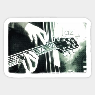 Double bass and Guitar Sticker